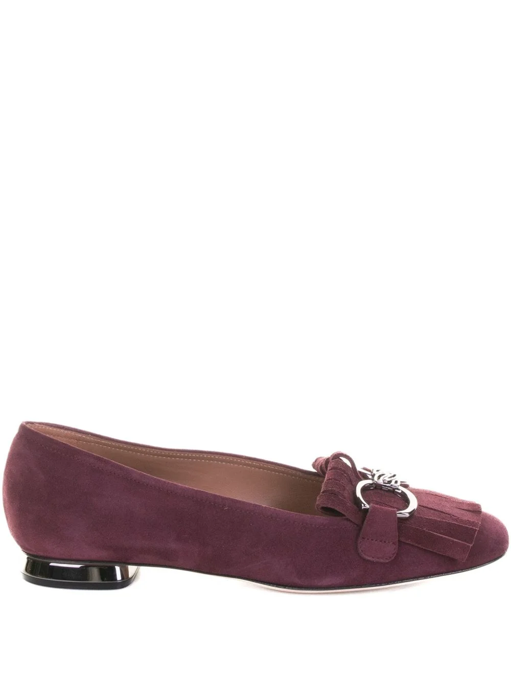 fringe-detail suede pumps - 1