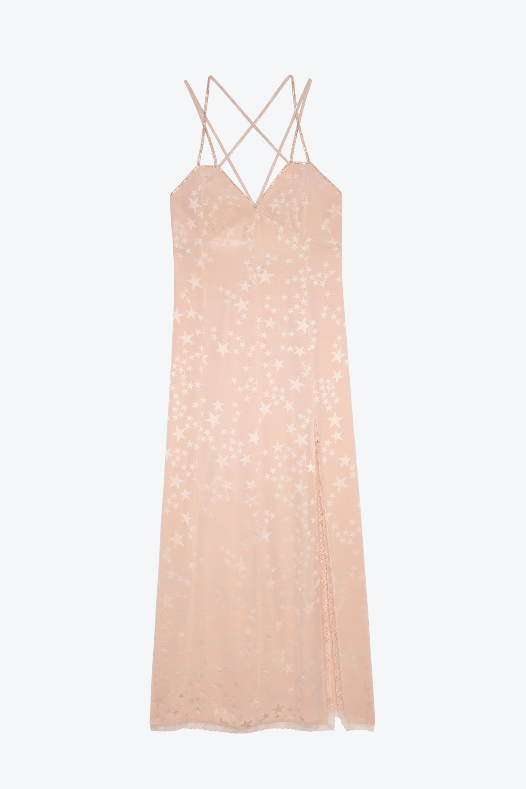 Rohal Silk Jacquard Dress - 1