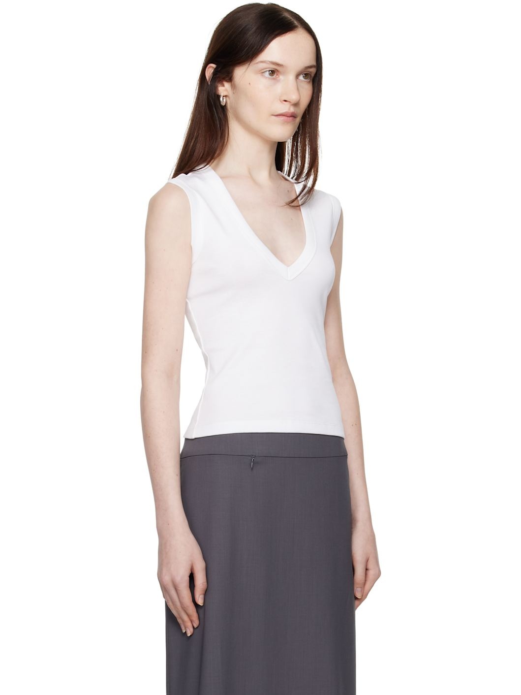 White Dewi Tank Top - 2