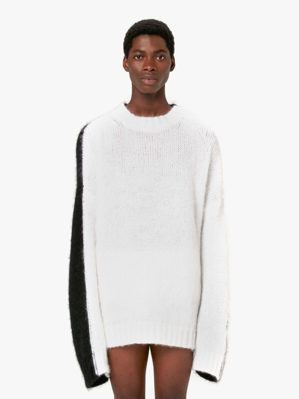 COLOUR BLOCK CREWNECK JUMPER - 2