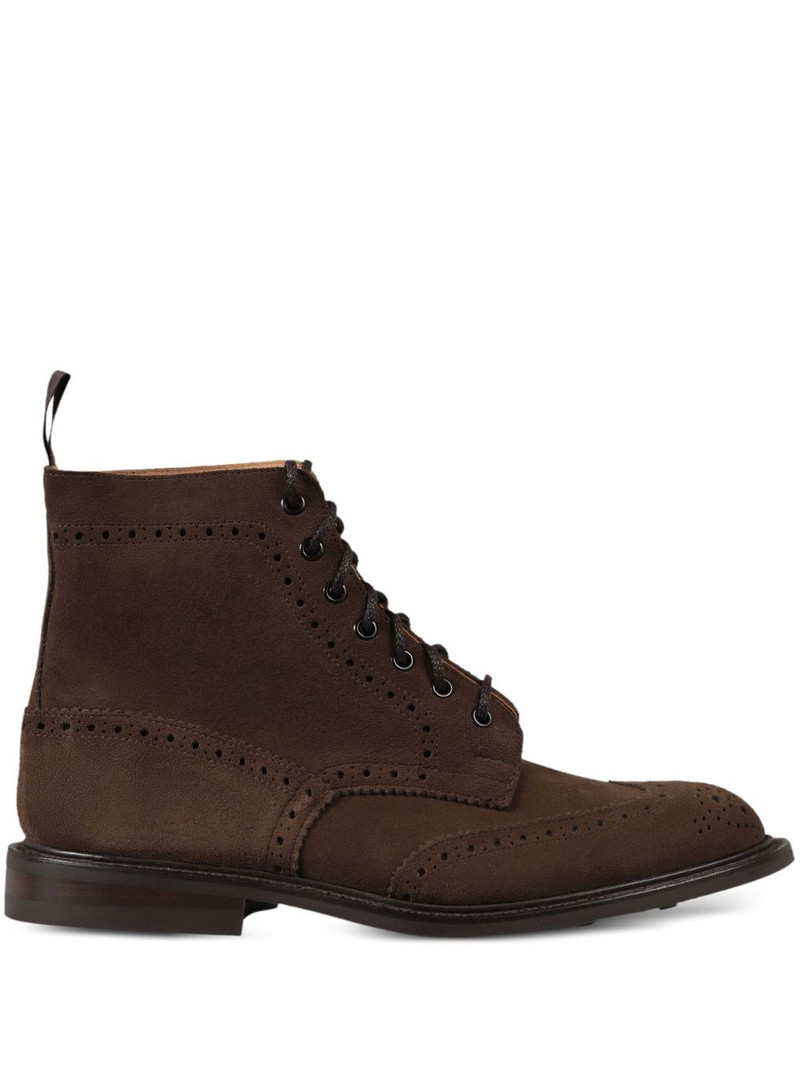 Stow leather biker boots 1