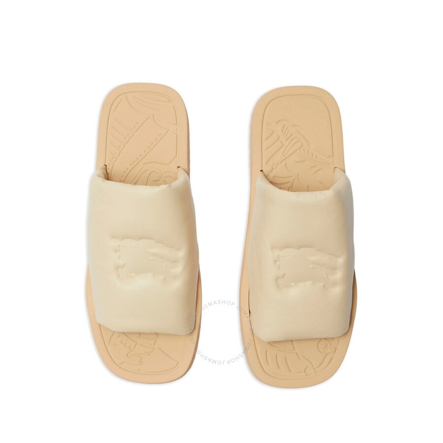 Burberry EKD Slab Leather Slides - 3