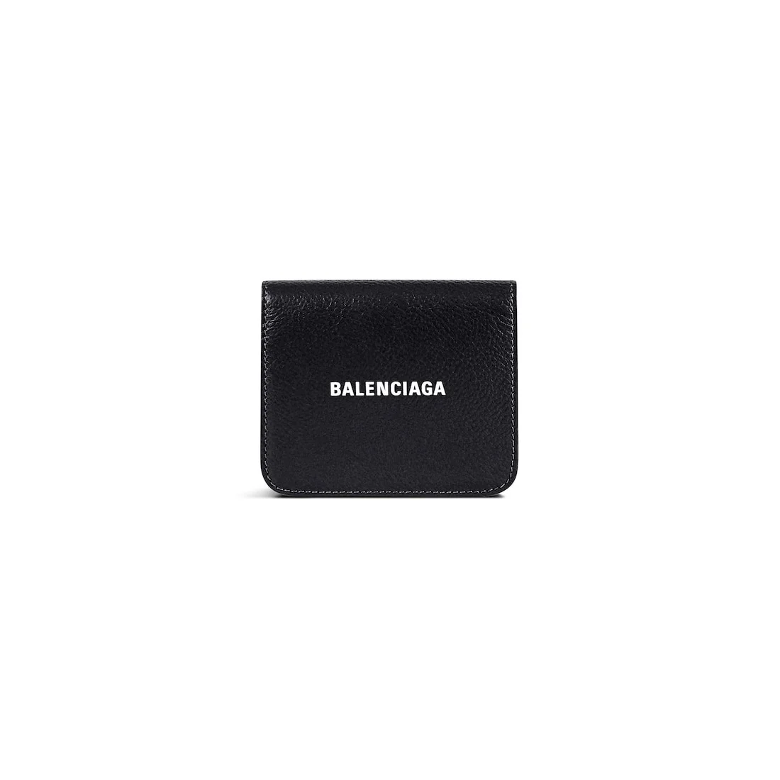 Cash Flap Coin And Card Holder in Black - 1