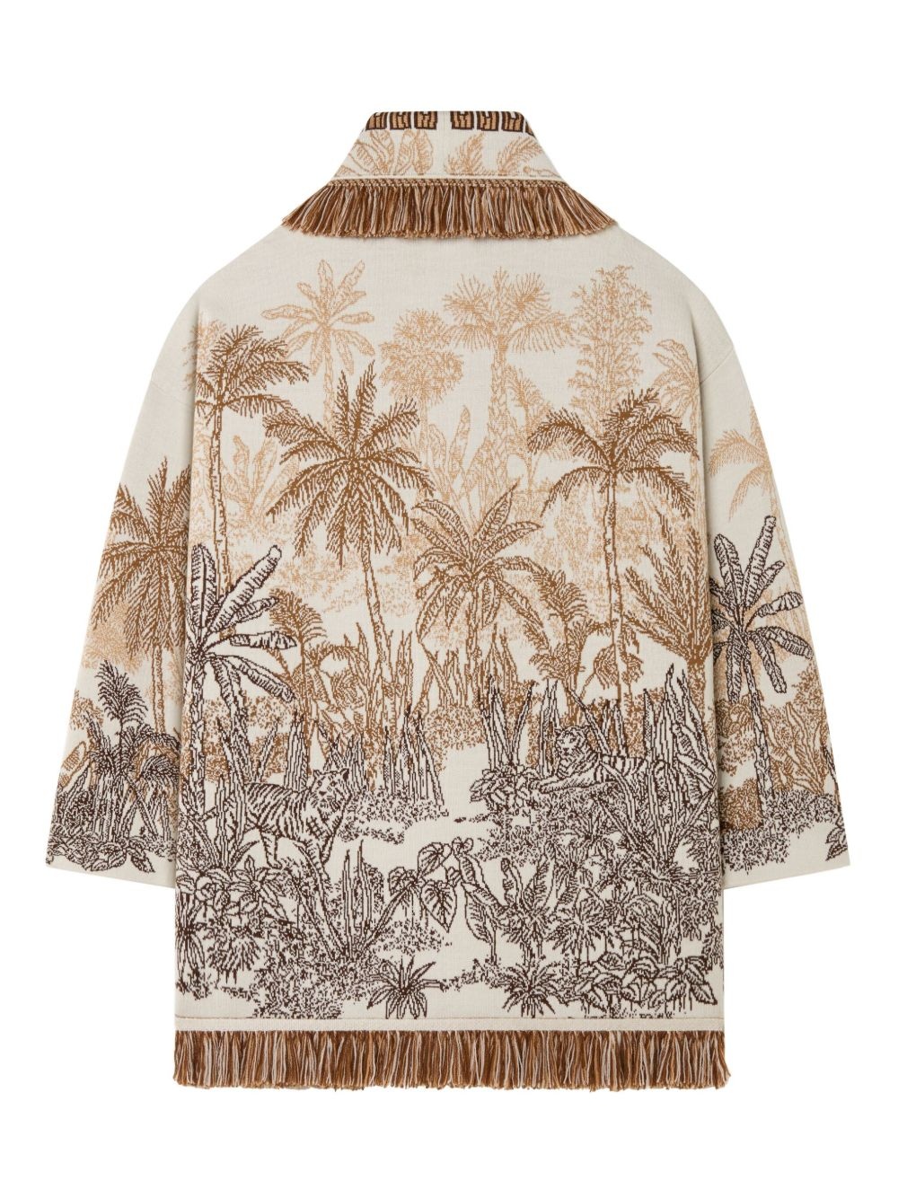 Jungle Toile de Jouy cardigan - 6