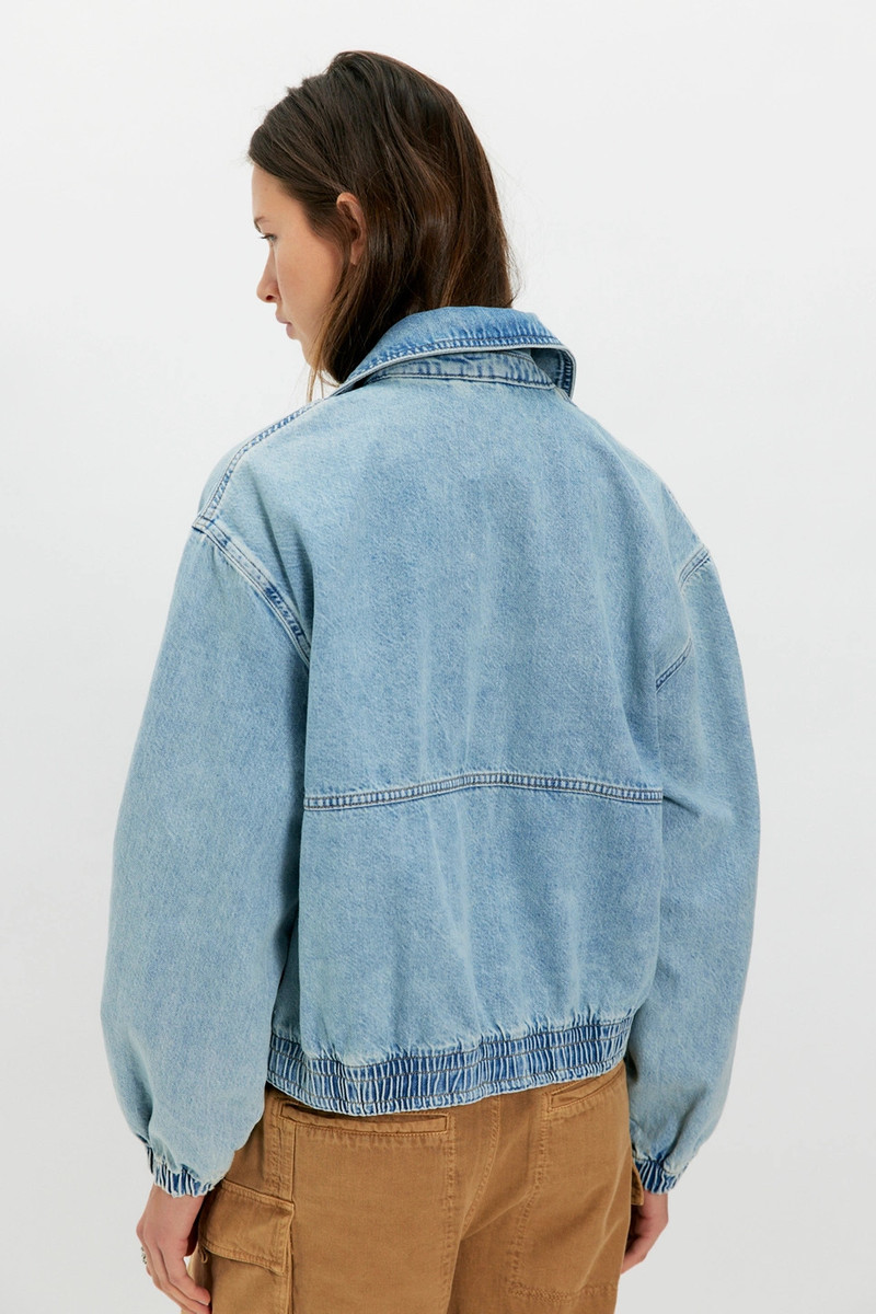 FREE PEOPLE We The Free Birdie Denim Jacket outlook