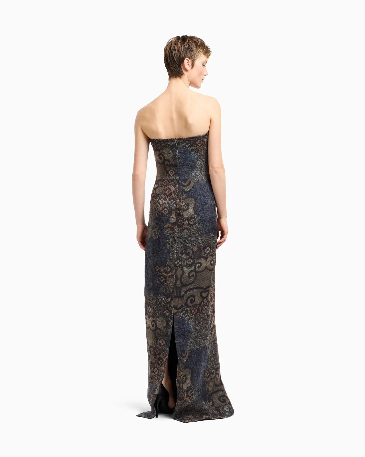 giorgio armani evening dresses Sexy Black Long Sleeve Lace Prom Dress Evening Dress PG341 – Pgmdress main image 1