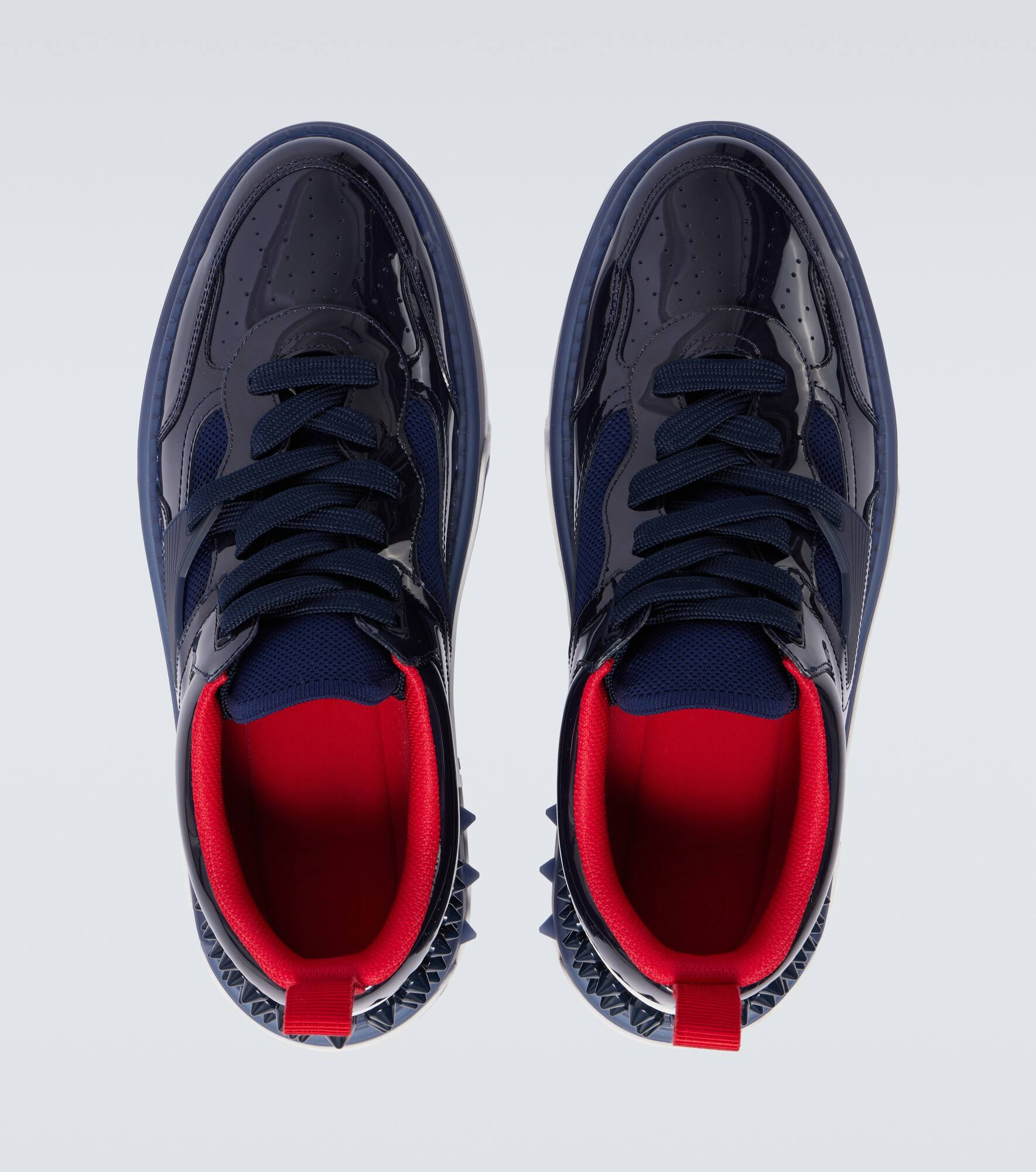 Astrocool embellished leather sneakers - 4