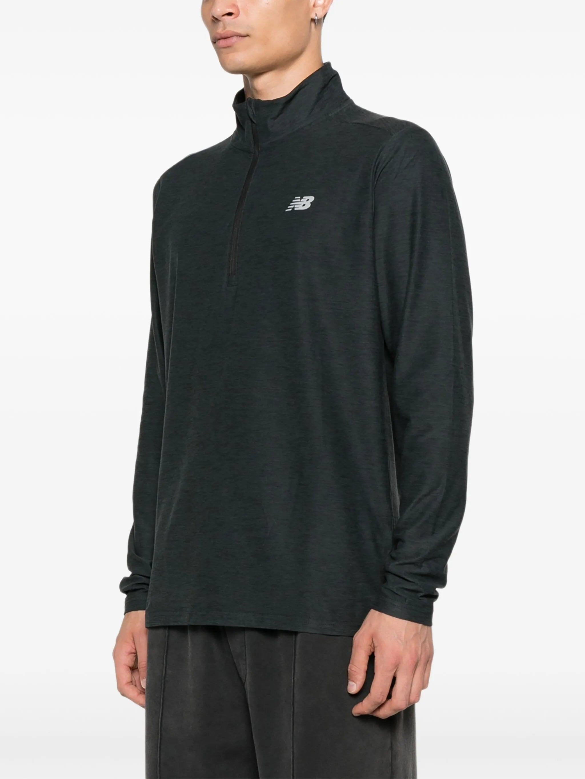 New Balance Half-zip Long-sleeve Top - 4