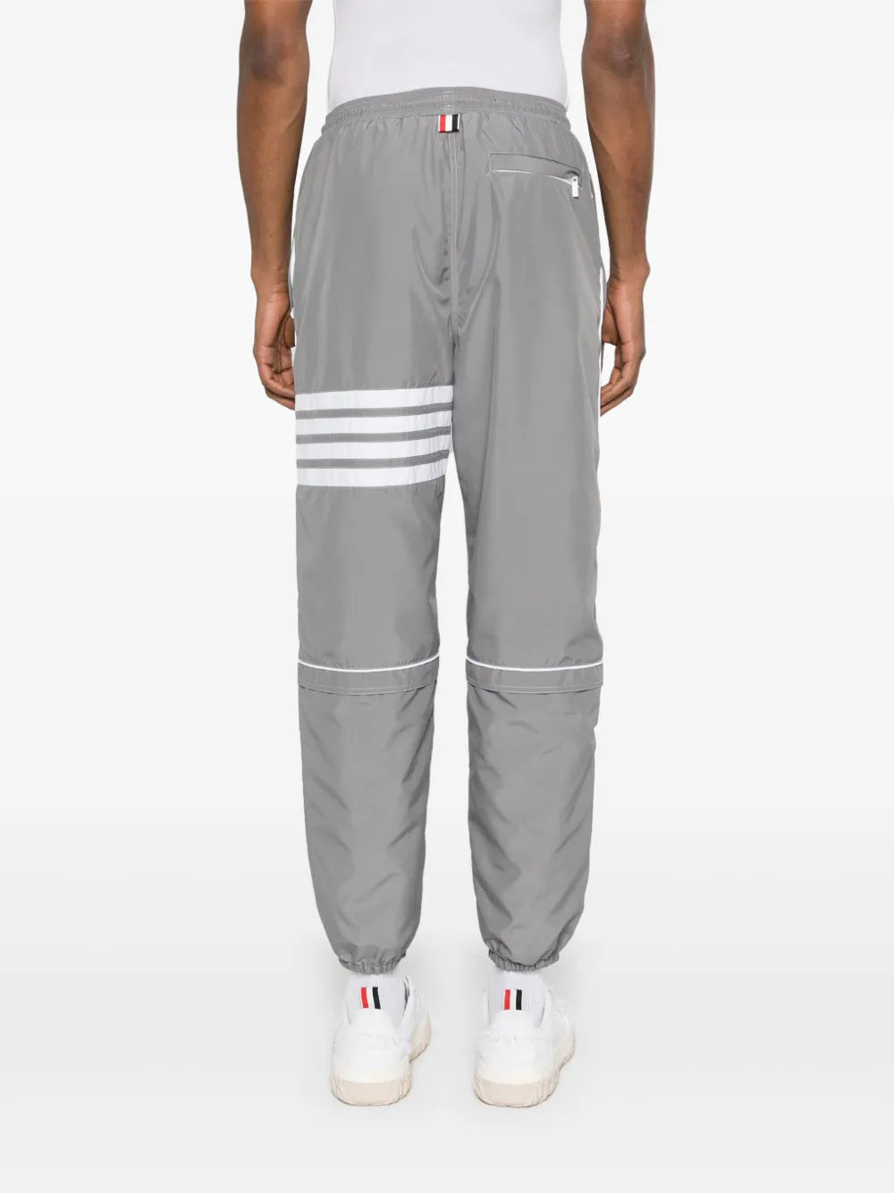 Thom Browne Men Mid-Rise Ripstop Track Pants - 4