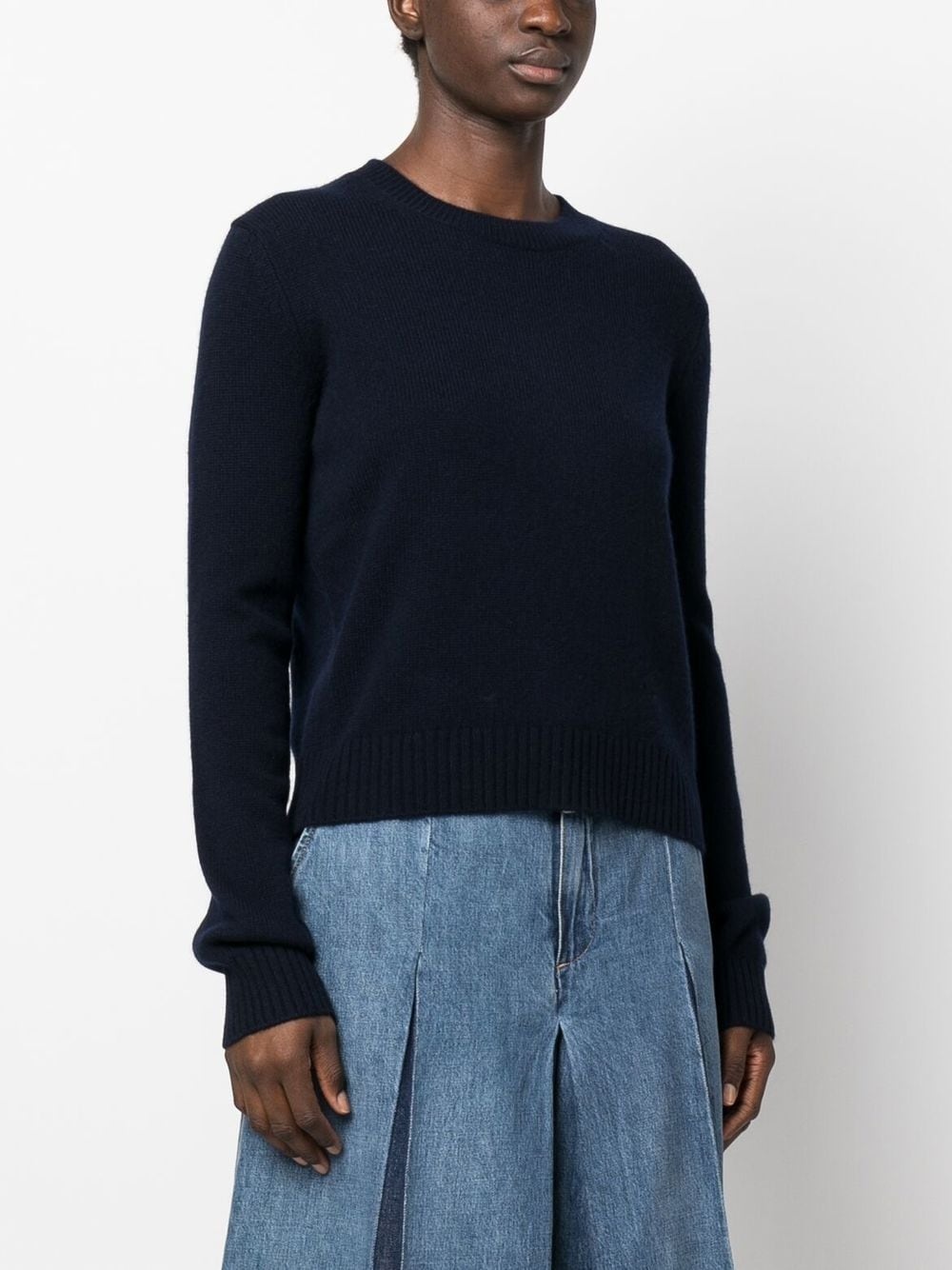 ribbed-knit cashmere jumper - 3