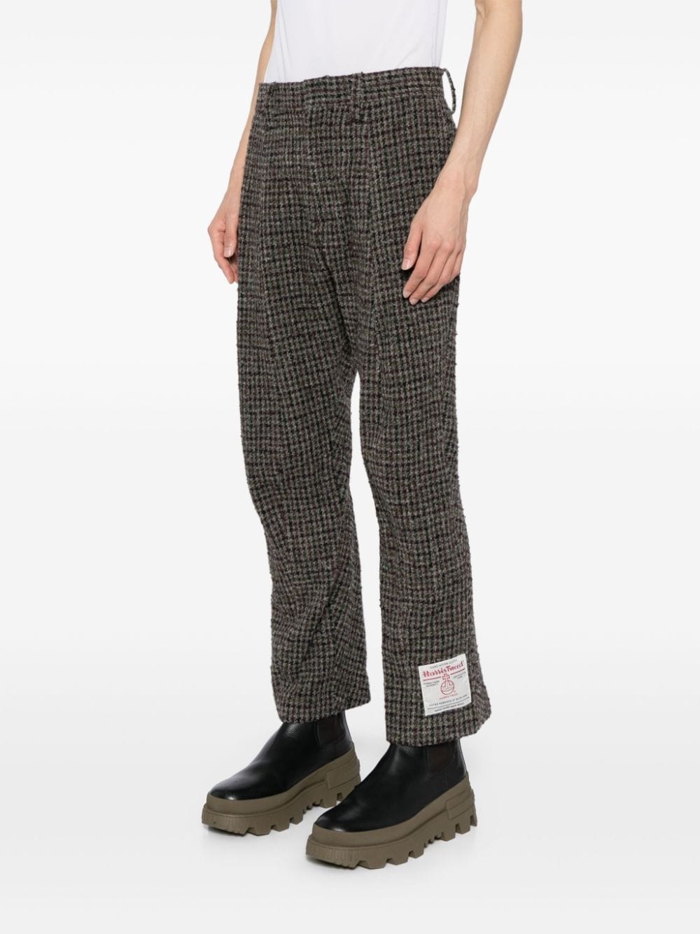 Zombie Silhouette tweed trousers - 3