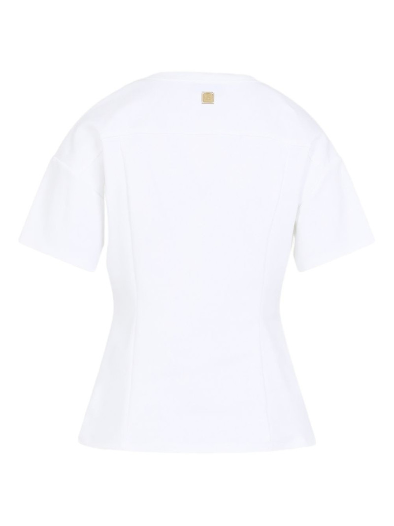 ELISABETTA FRANCHI button-detail top outlook