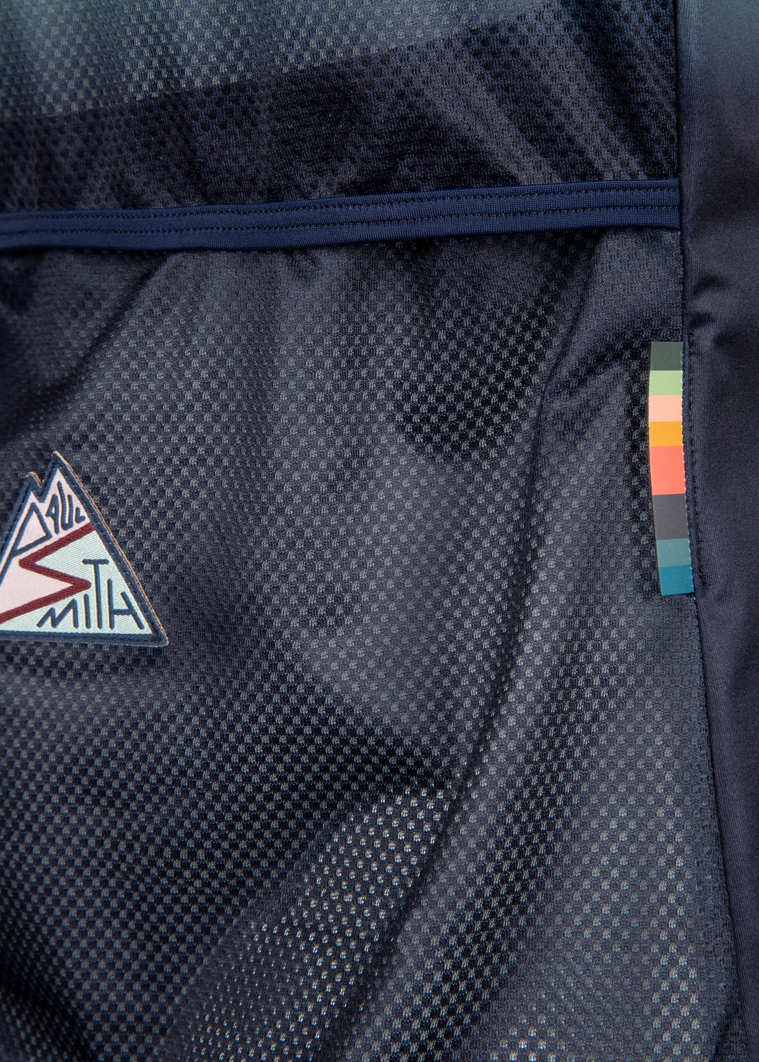 'Artist Stripe Gradient' Cycling Gilet - 7