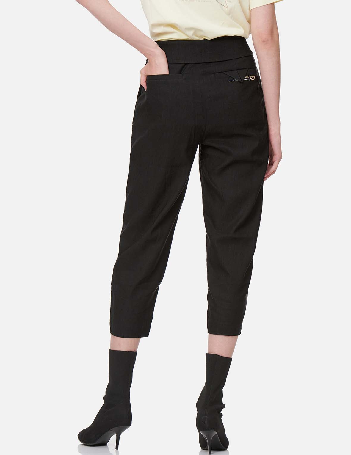 Logo Embroidery Tapered Pants - 4