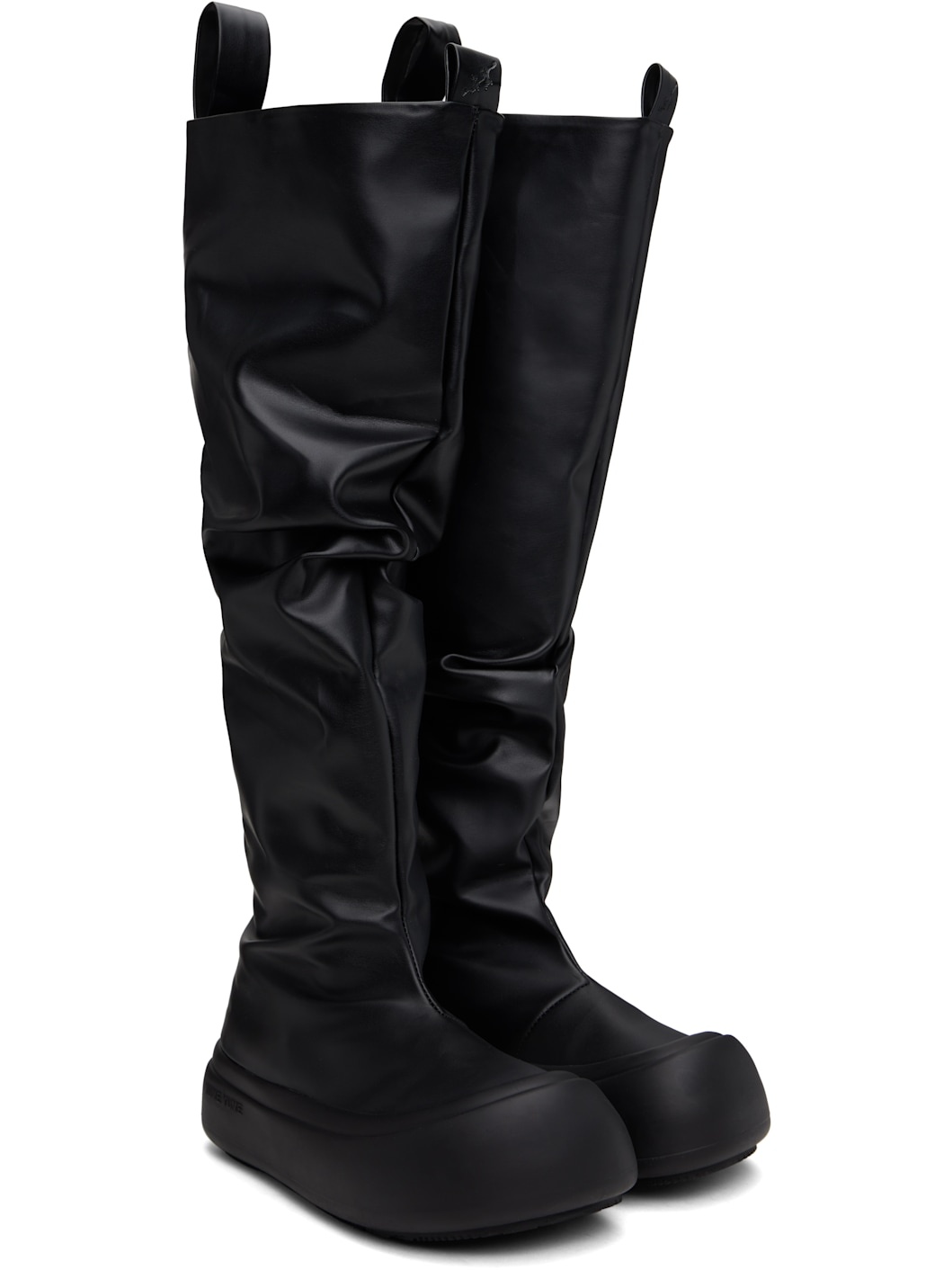 Black Fisherman Tall Boots - 4