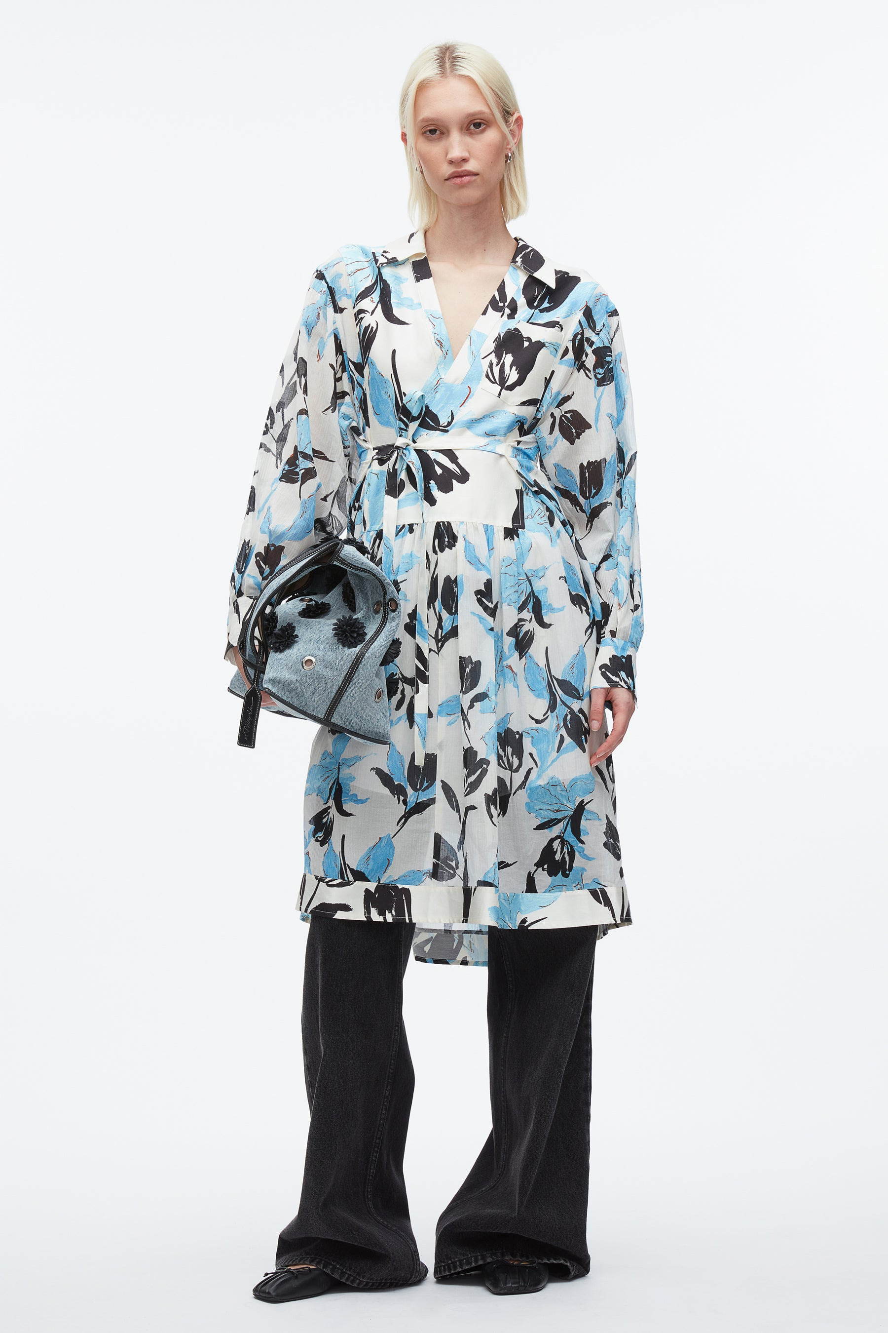 Joyful Tulip Shirt Dress - 2
