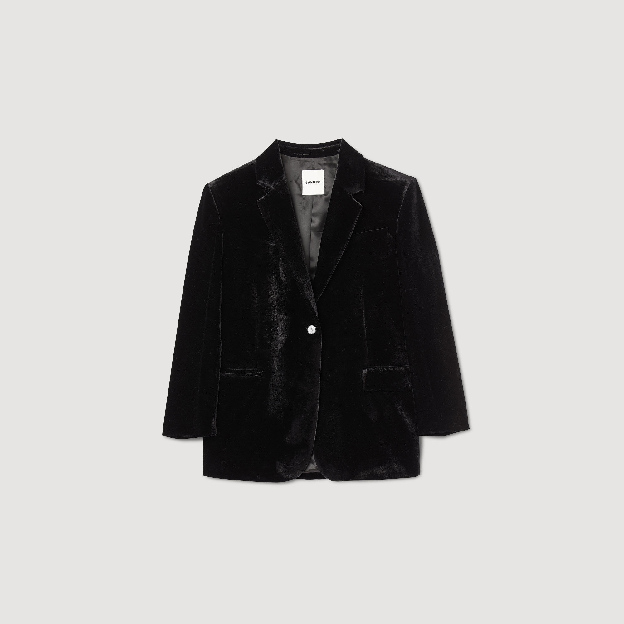 VELVET SUIT JACKET - 1