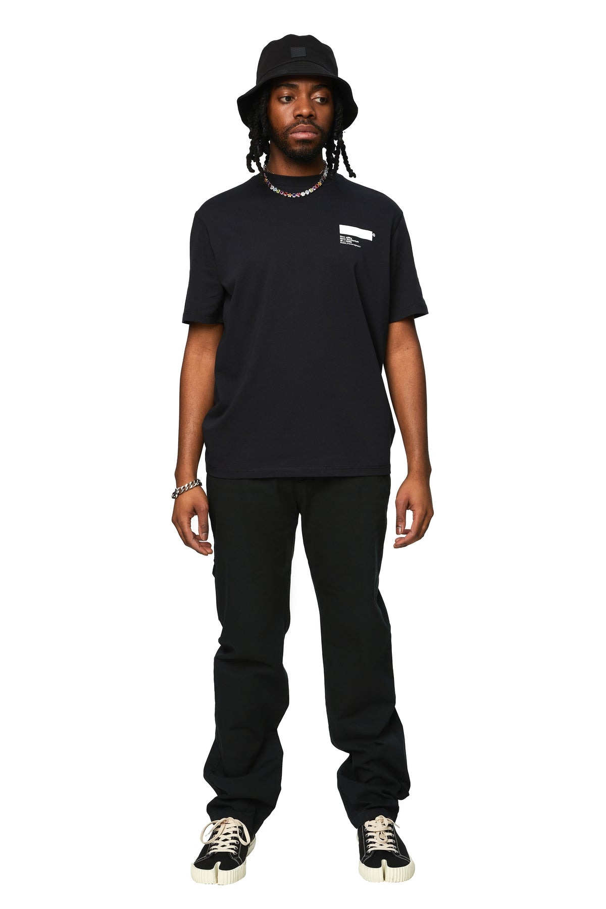 STANDARDISED COTTON T-SHIRT (DEEP BLACK) - 1