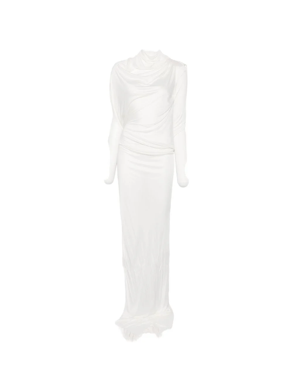 Draped long dress - 1