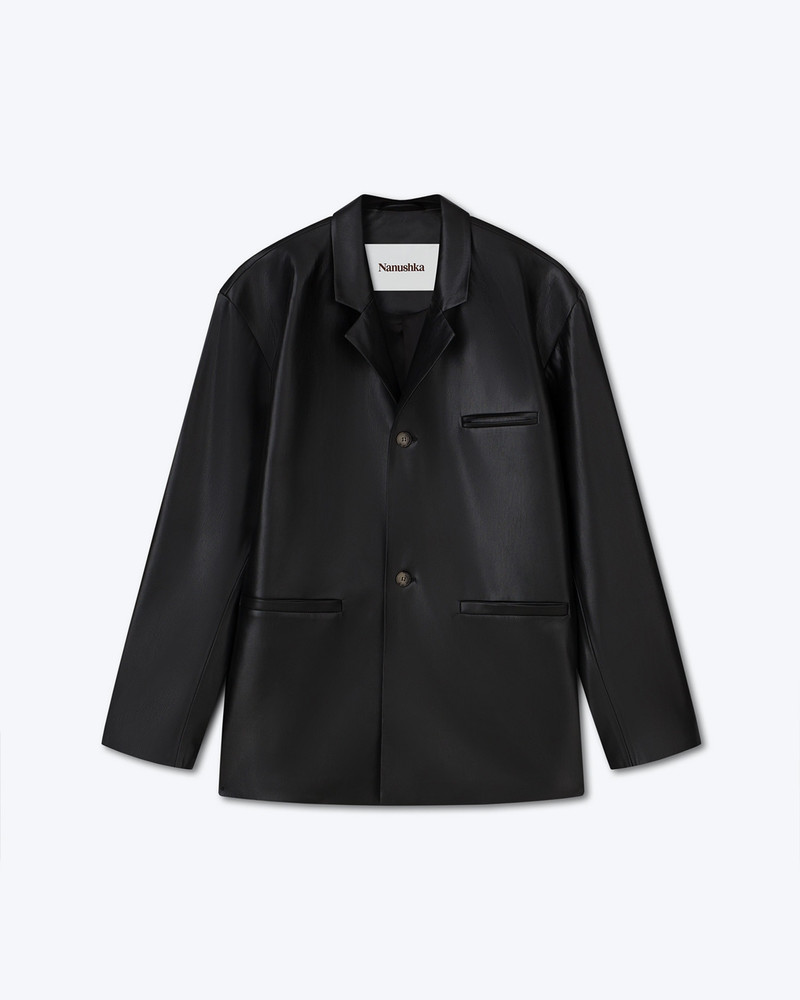 SANCO - OKOBOR™ alt-leather jacket - Black 1