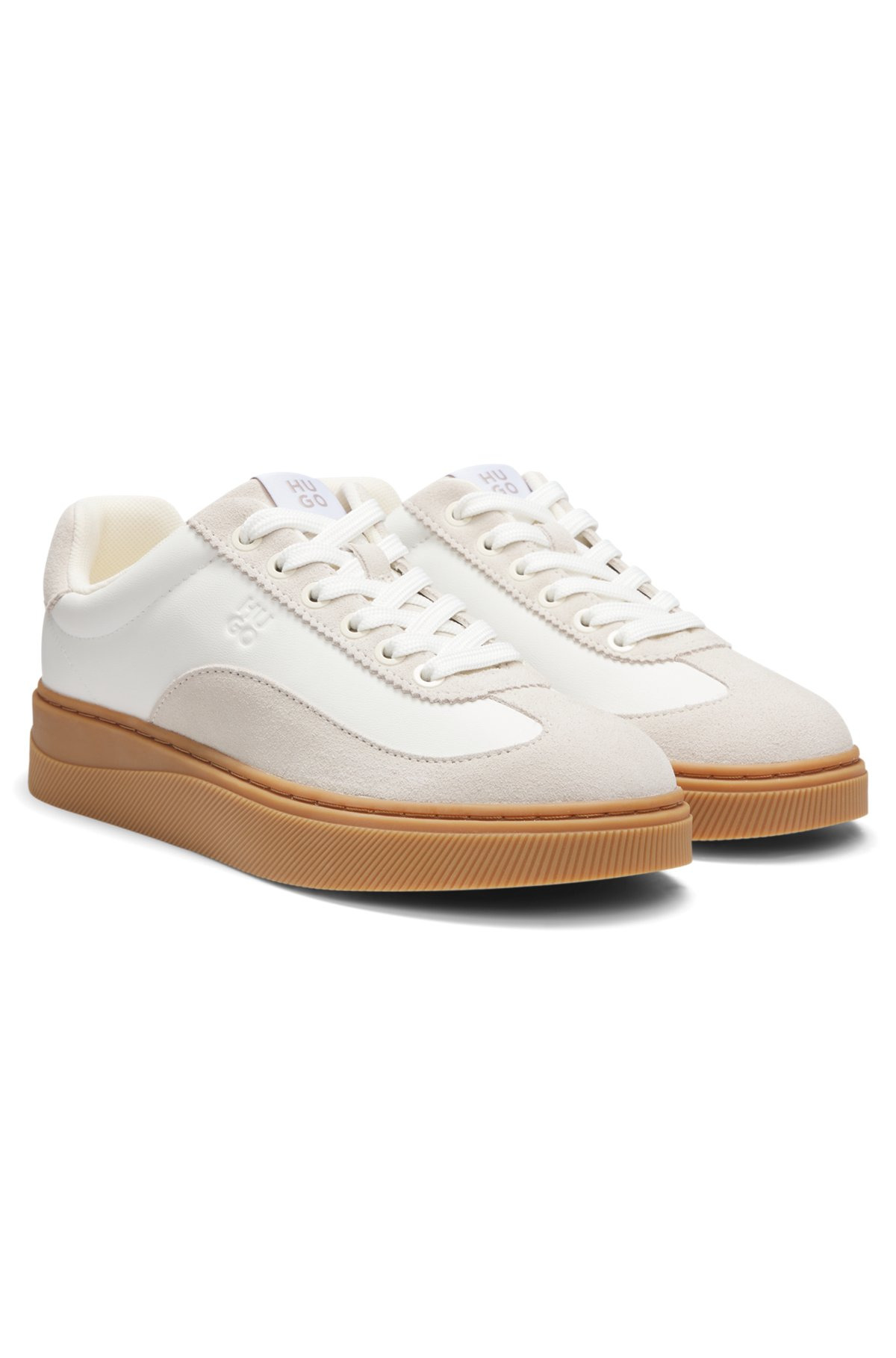 LOW-TOP SNEAKERS WITH SUEDE OVERLAYS - 2