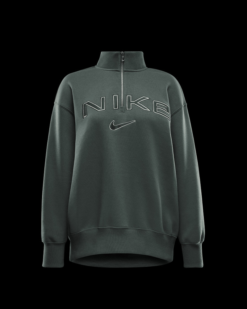 Nike Sportswear Phoenix Fleece Women's Oversized 1/4-Zip Logo Top 6