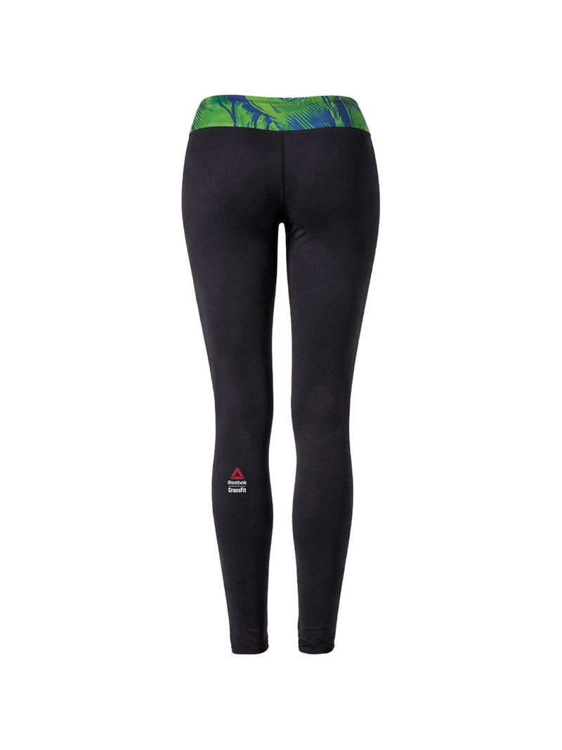 Reebok patterned waistband leggings outlook
