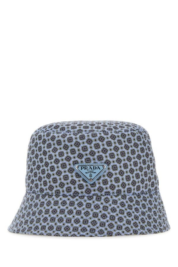 Prada Man Printed Re-Nylon Bucket Hat - 2