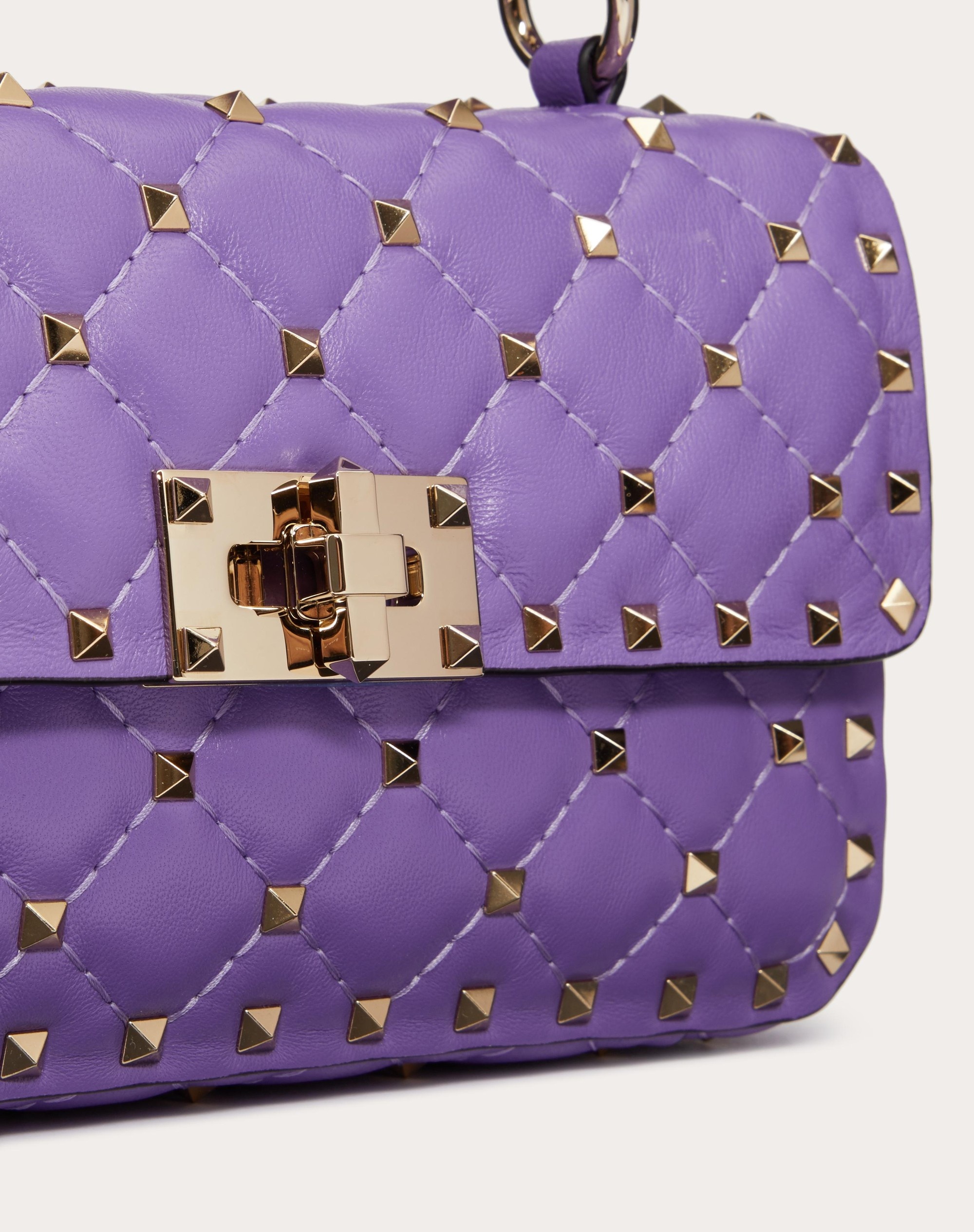 SMALL NAPPA ROCKSTUD SPIKE BAG - 8
