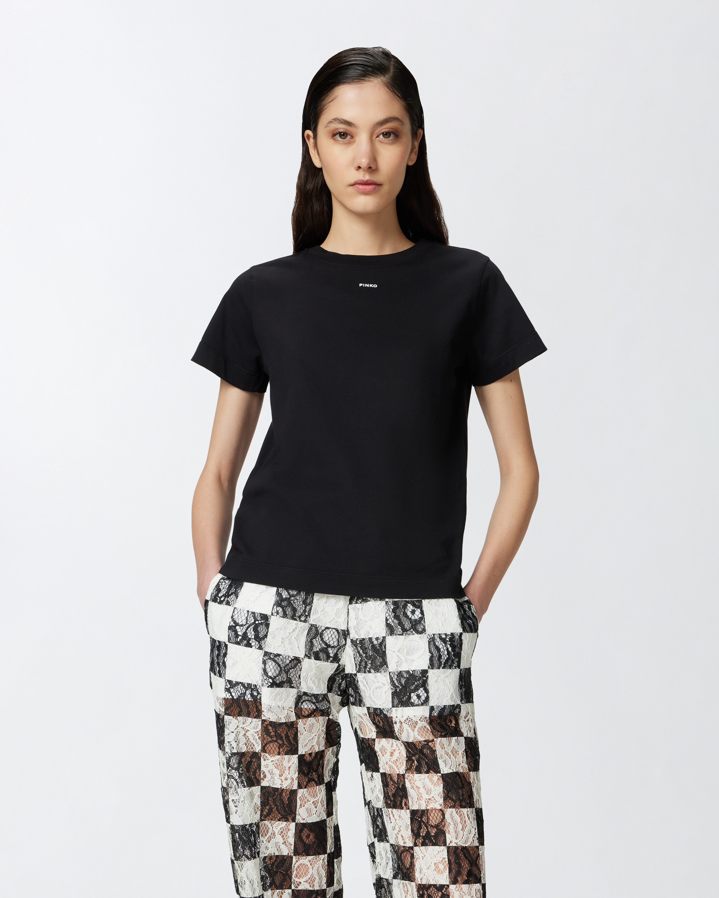 T-SHIRT MINI LOGO PINKO - 2