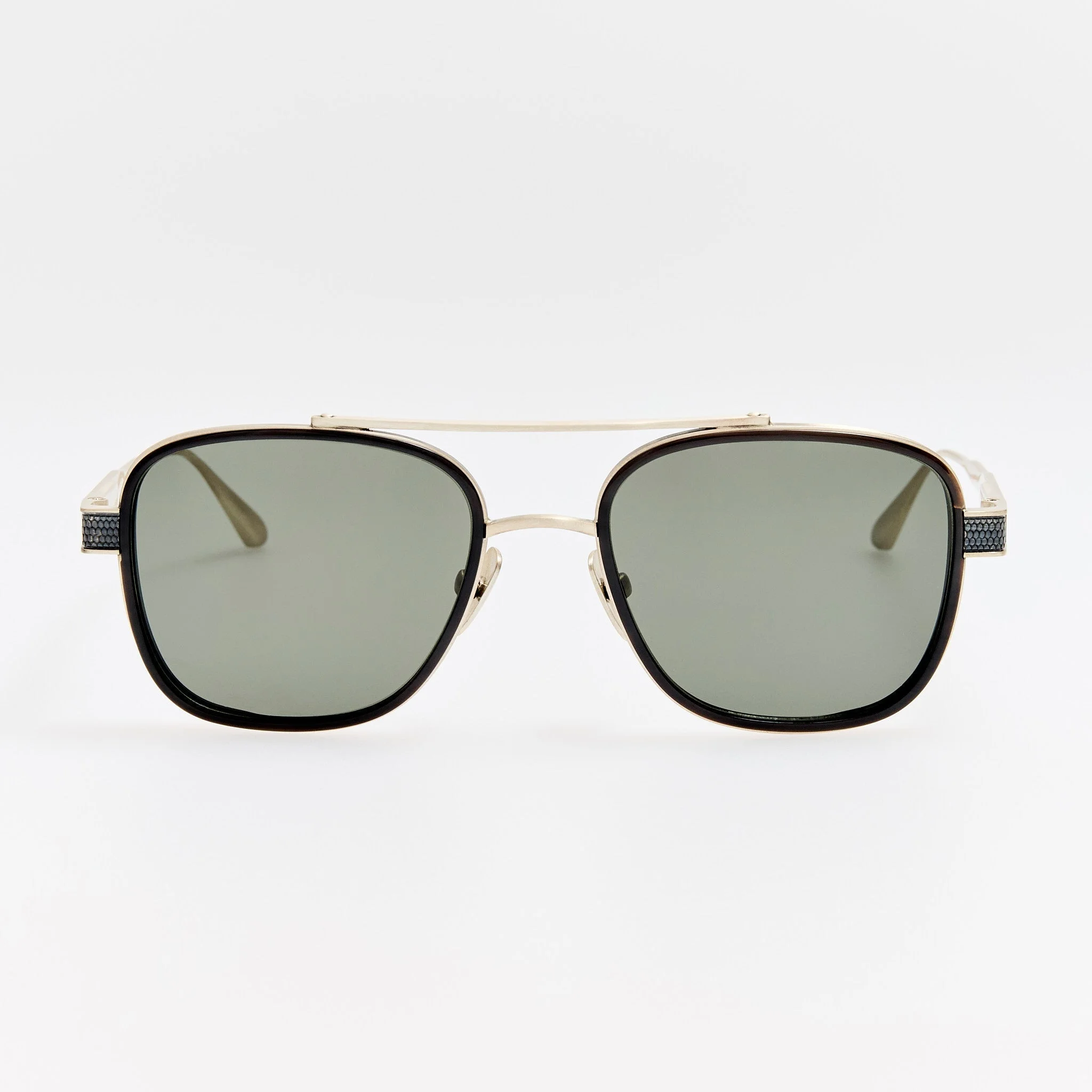 Hyde Sunglasses in Buffalo Horn and 925 Sterling Silver - 1