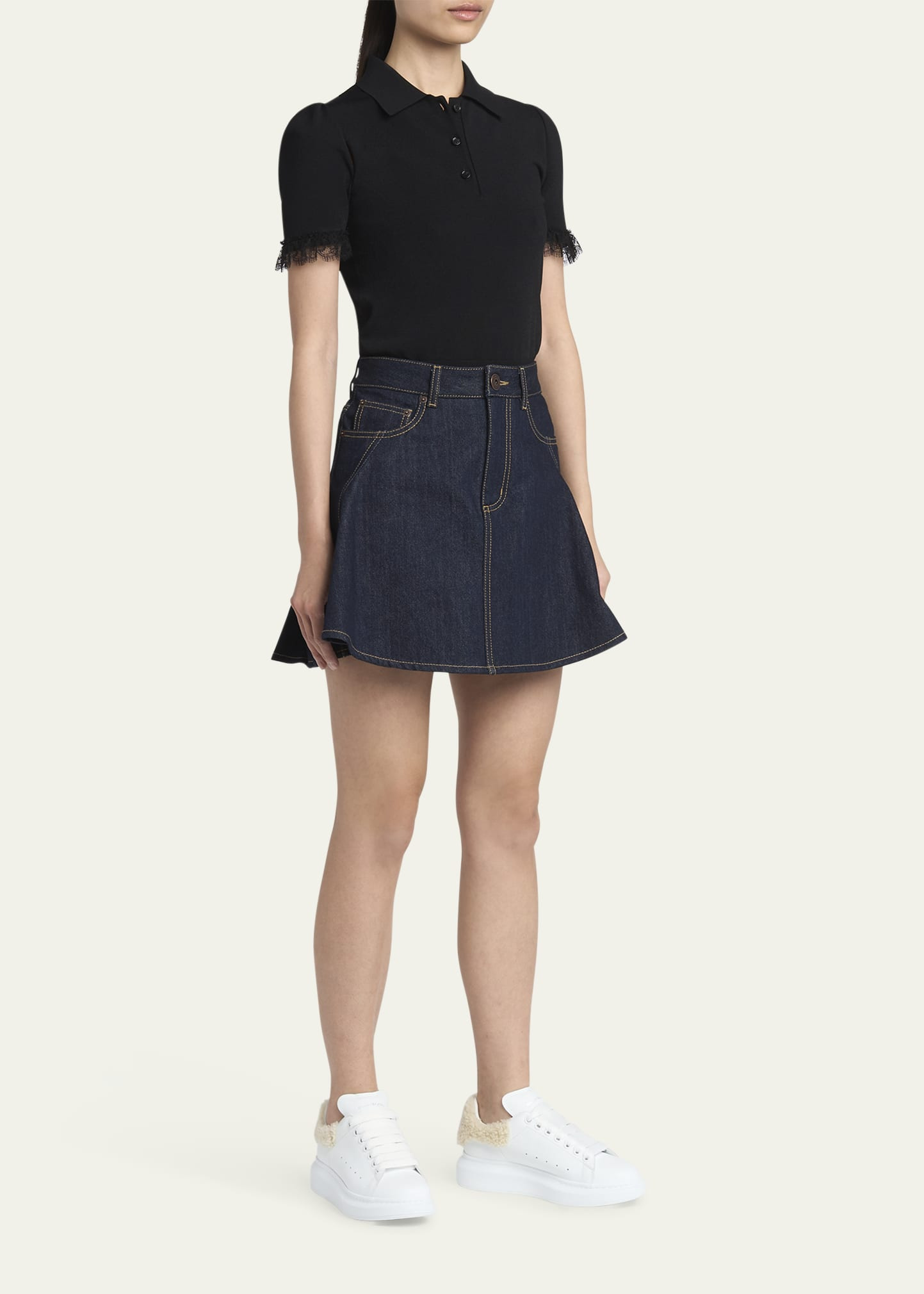 Shearling Oversized Sneakers - 3