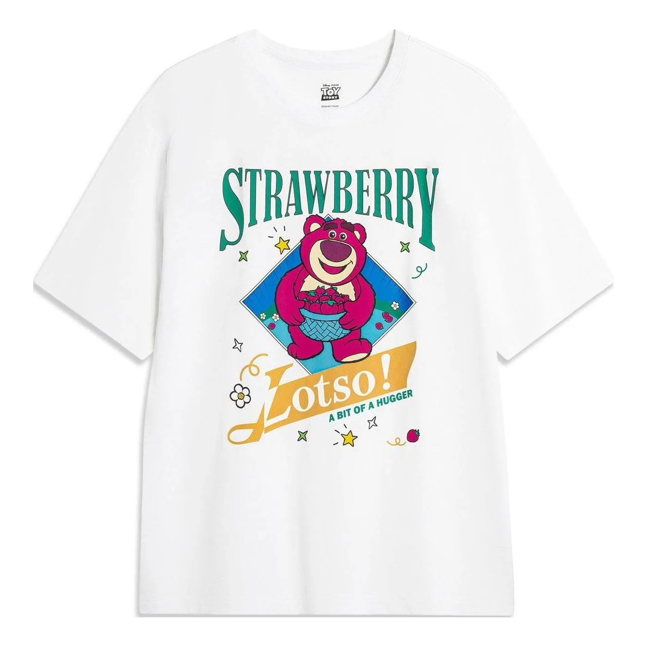 Li-Ning x Disney Toy Story Lotso Graphic T-shirt 'White' AHSU663-1 - 1