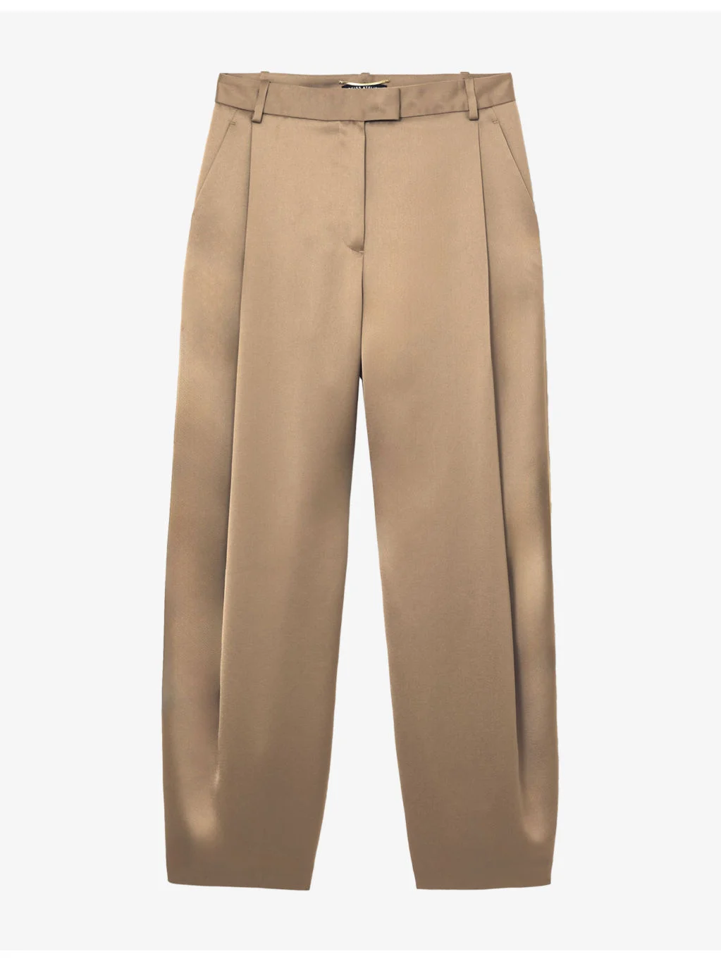 Reiss Atelier Sierra Tapered-Leg Satin Trousers - 1