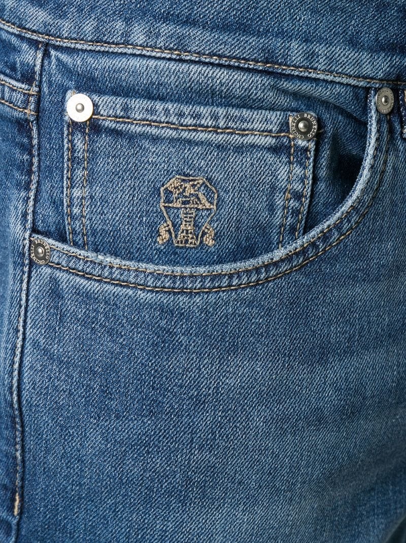 mid-rise slim-fit jeans - 9