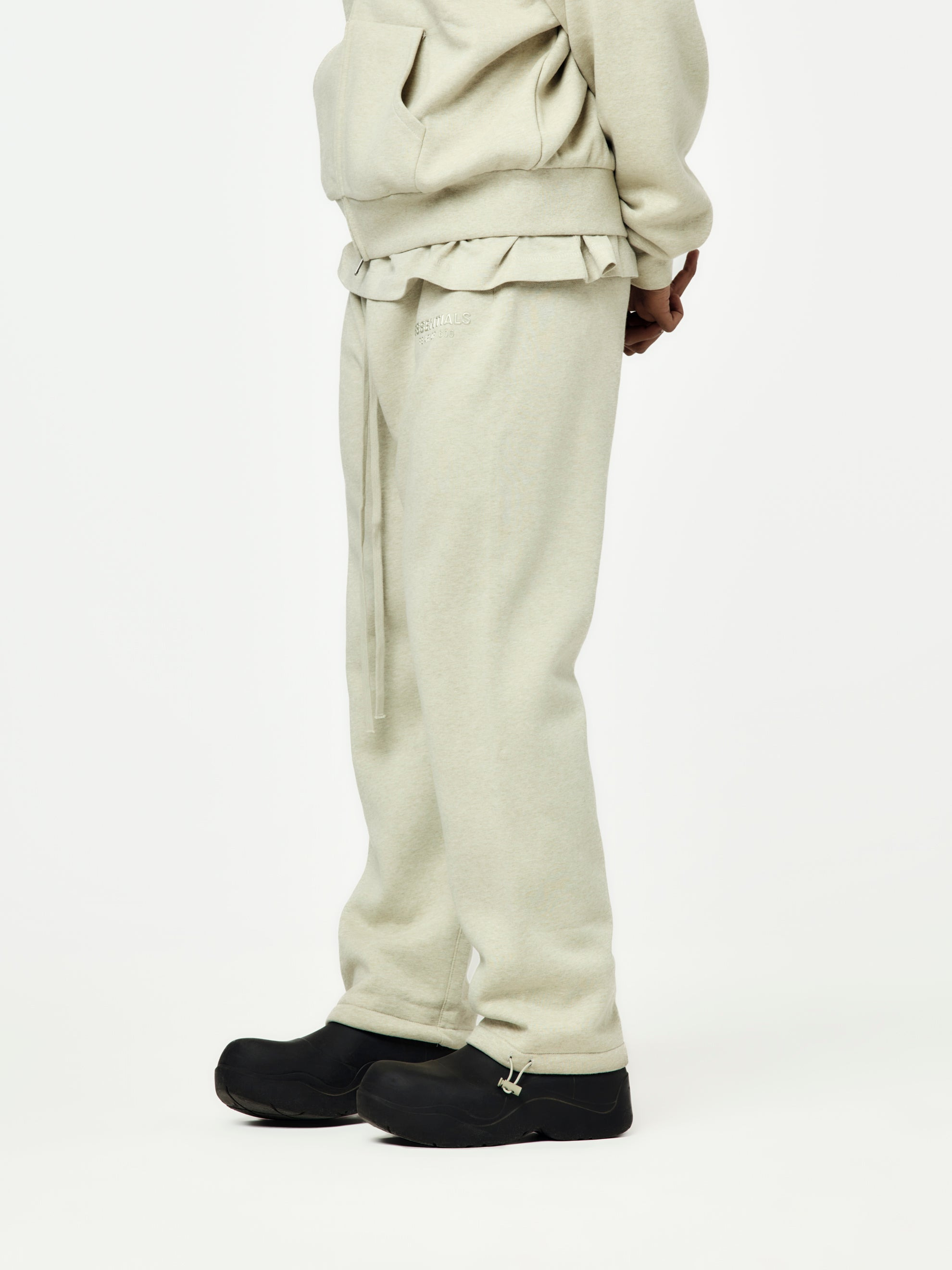 RELAXED FLEECE SWEATPANT (HEATHER STONE) - 3
