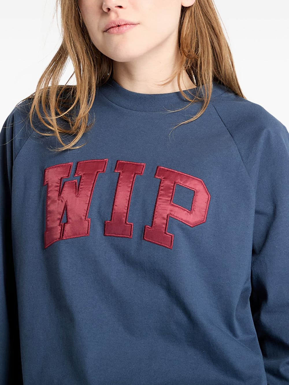 WIP raglan-sleeve sweatshirt - 5