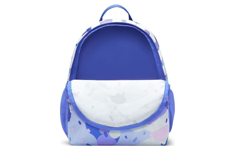 Nike Brsla Jdi Mini Bkpk-Aop Athleisure Casual Sports Backpack Student schoolbag Unisex Blue DQ5163- - 4