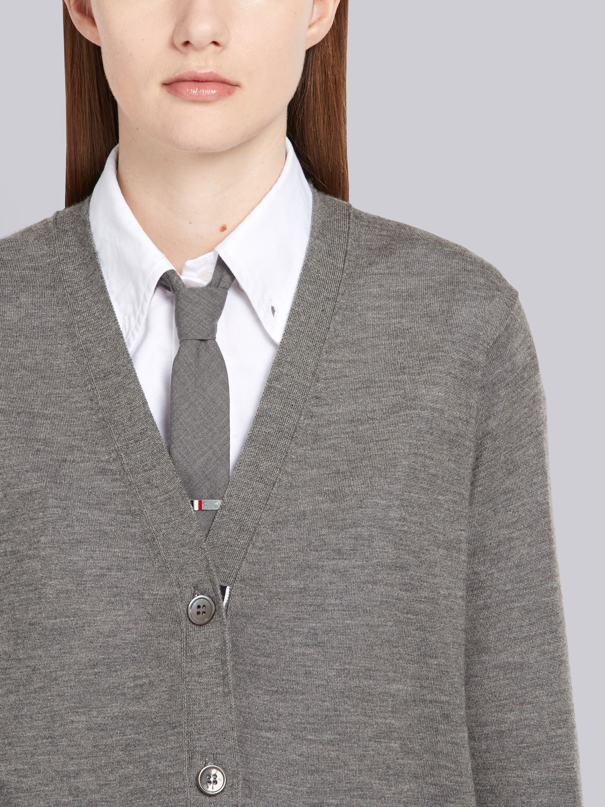 RWB Tipping Cashmere Cardigan - 5