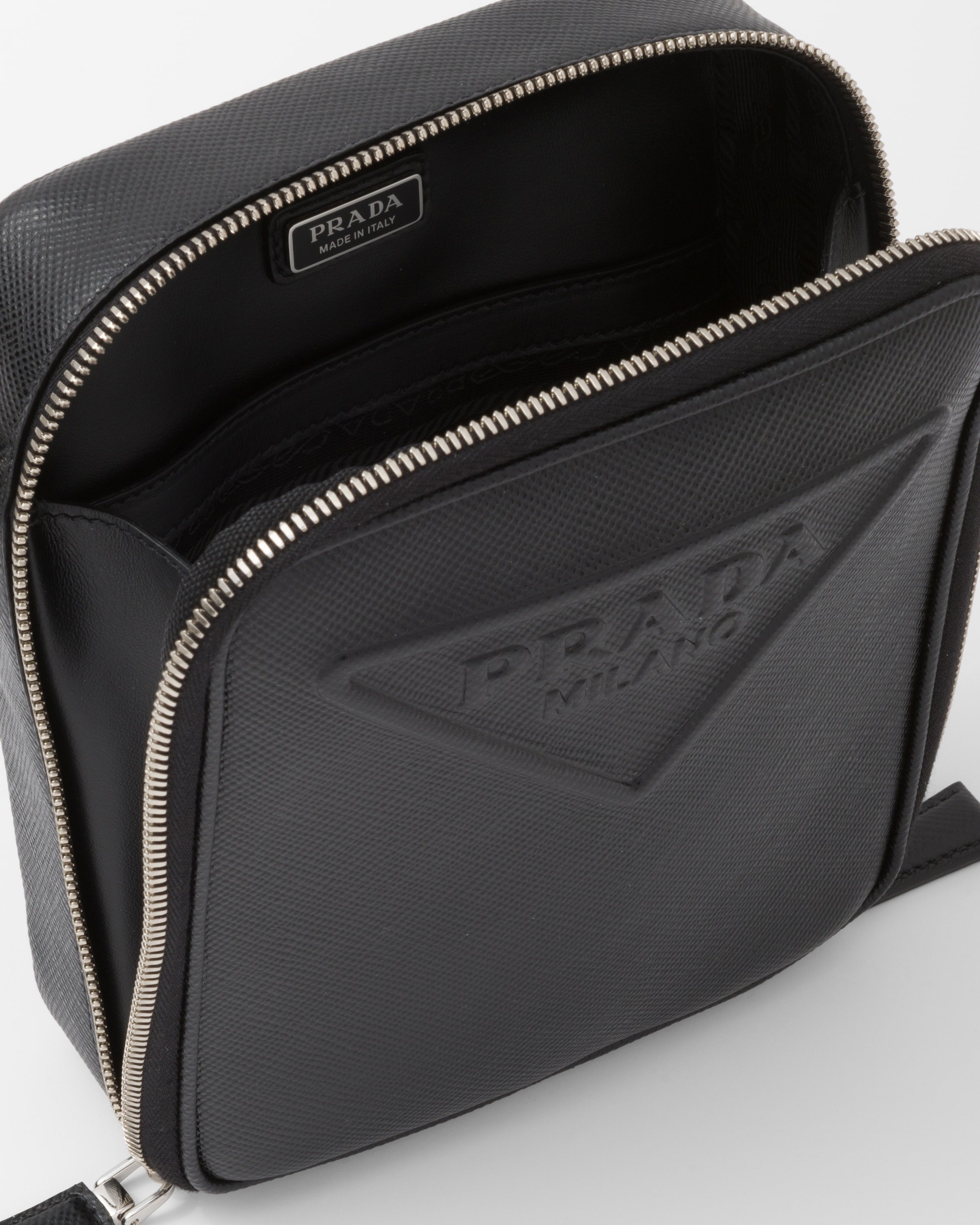 Saffiano leather shoulder bag - 5