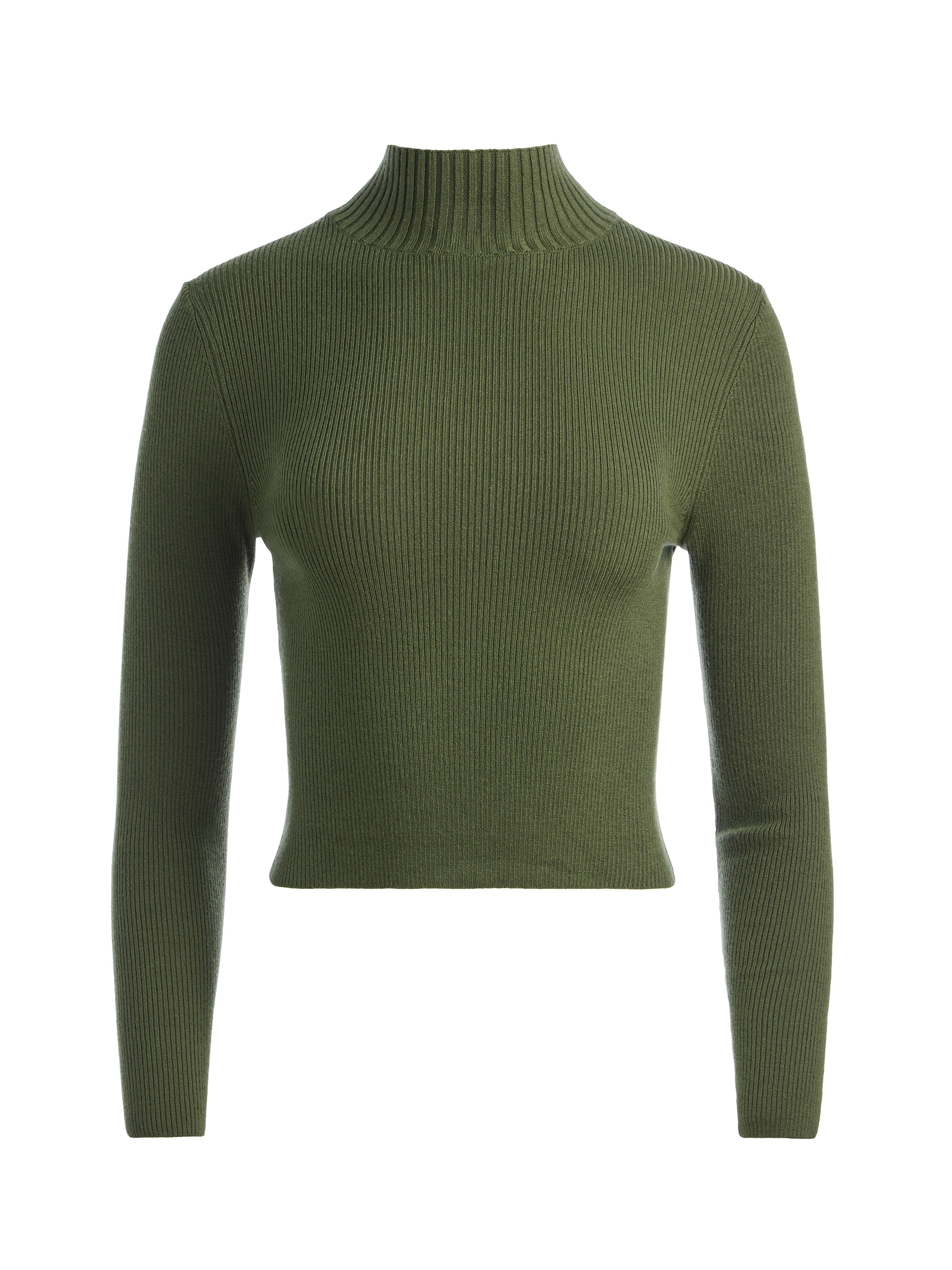 SENAIDA CROPPED MOCK NECK PULLOVER - 6