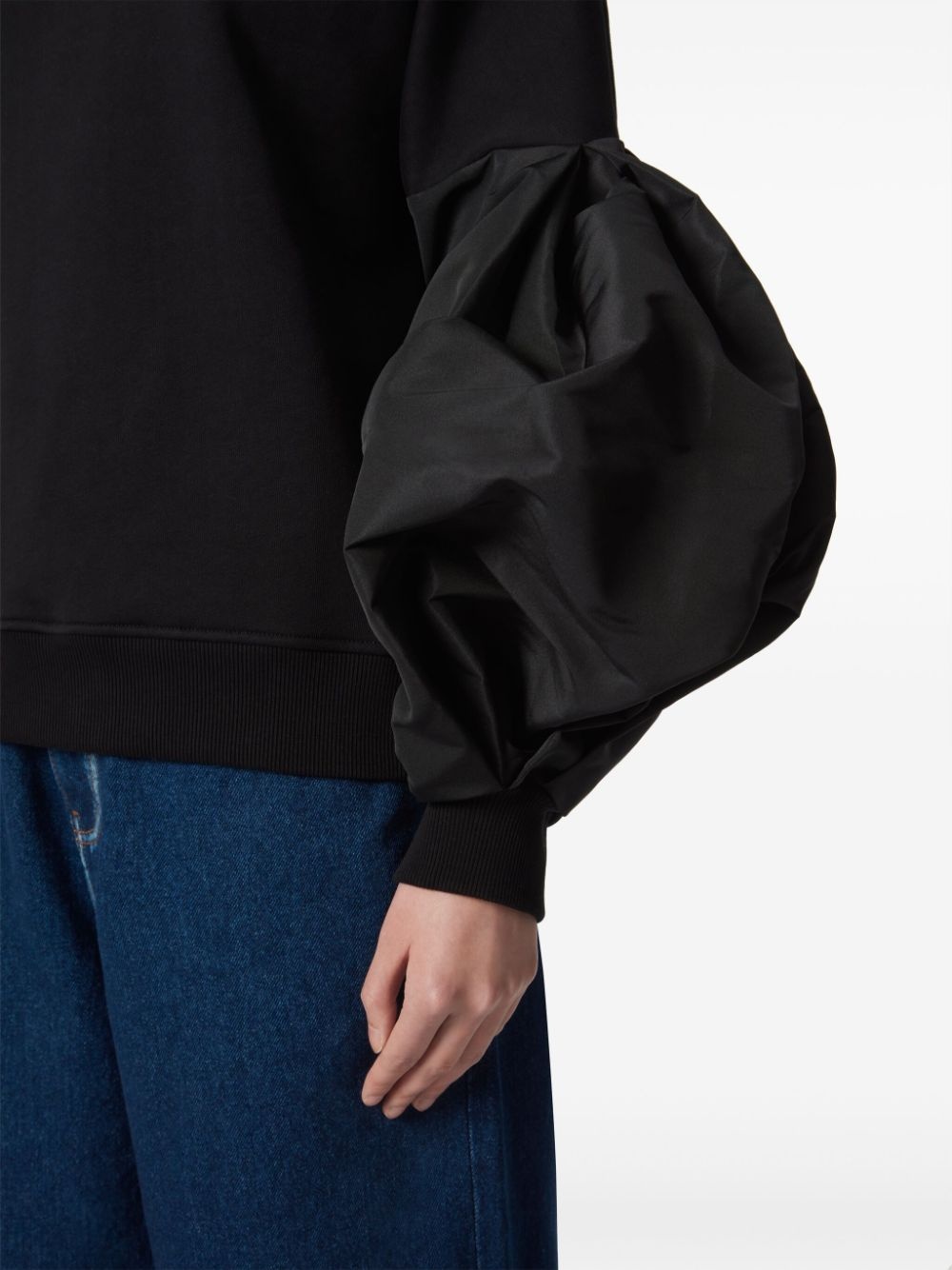 puff-sleeve sweatshirt - 5