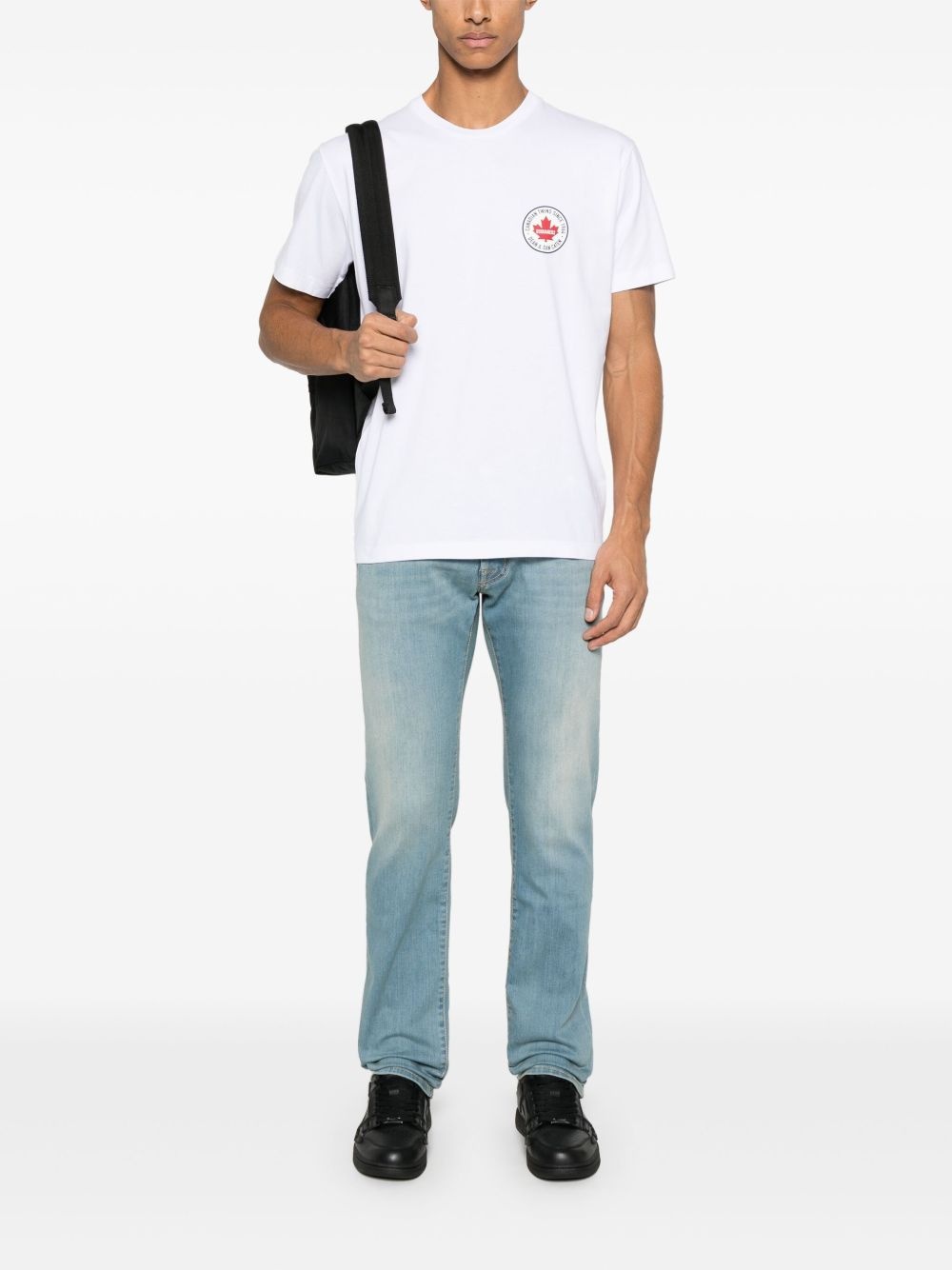 logo-print T-shirt - 2