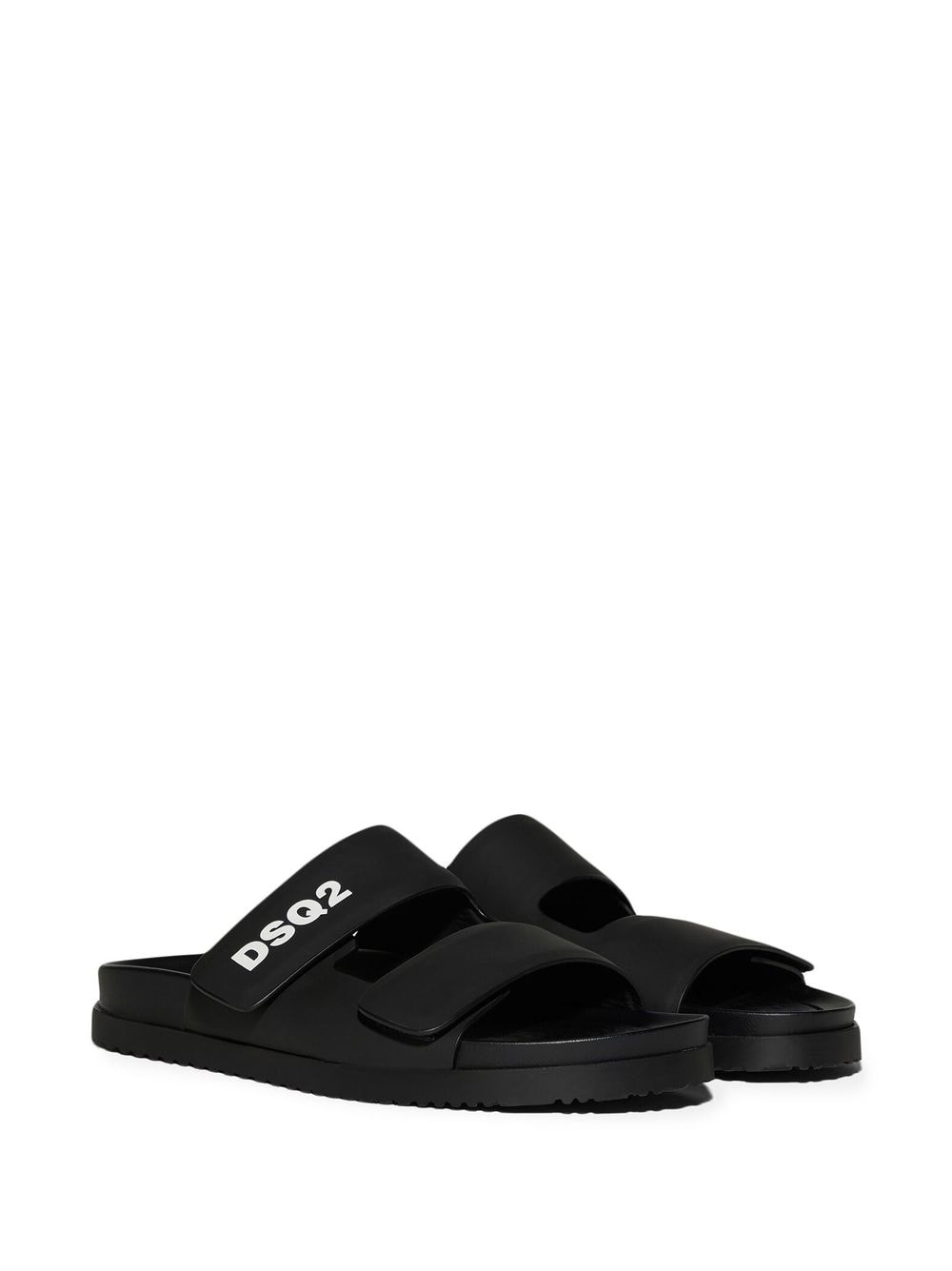 touch-strap calf-leather sandals - 2