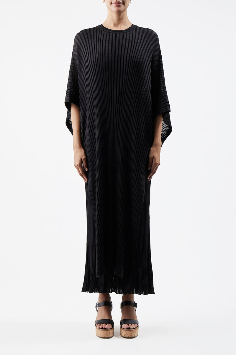 GABRIELA HEARST Taos Poncho in Silk outlook