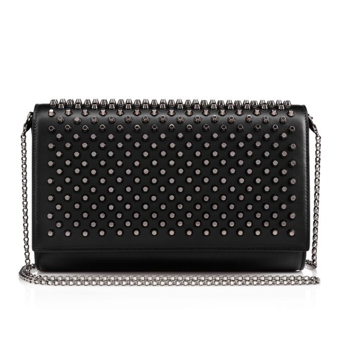 Paloma Clutch BLACK/GUN METAL - 1