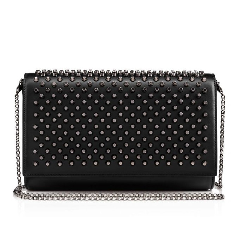 Paloma Clutch BLACK/GUN METAL - 1