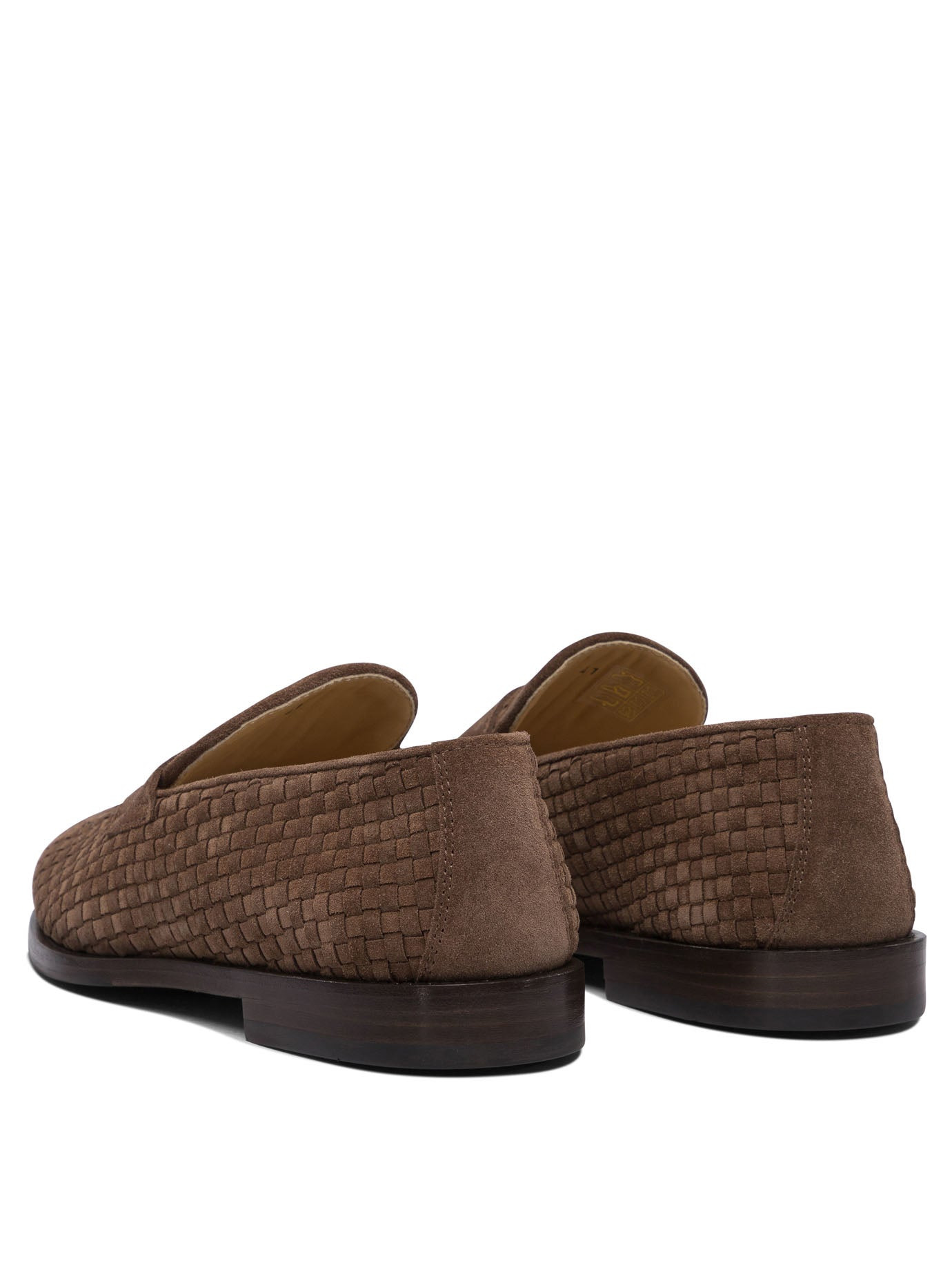 Brunello Cucinelli Woven Suede "penny" Loafers - 4