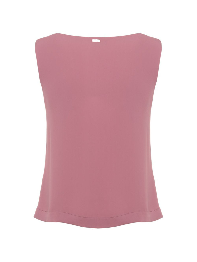 Herno V-neck sleeveless blouse outlook