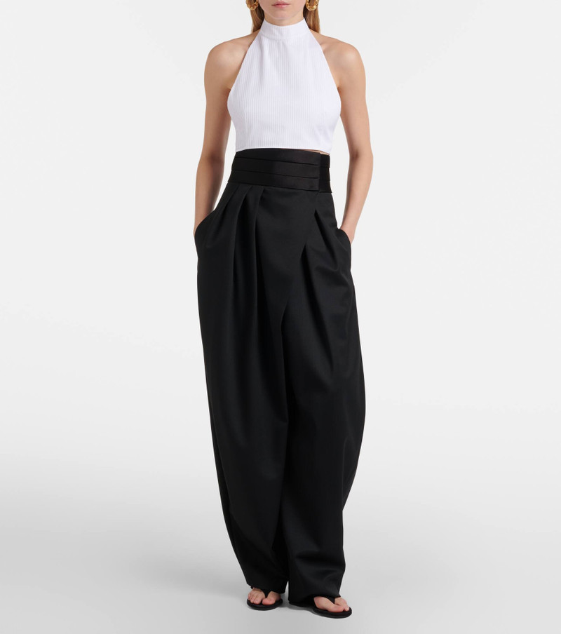 Alaïa Wool wide-leg pants outlook